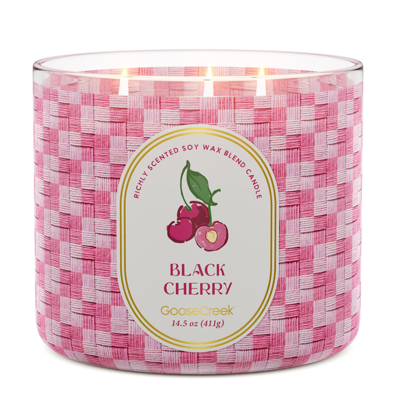 Black Cherry 3-Wick Candle [T3OA] [T3OAZ0]