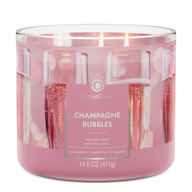 Champagne Bubbles 3-Wick Candle [IVI1] [IVI1VE]